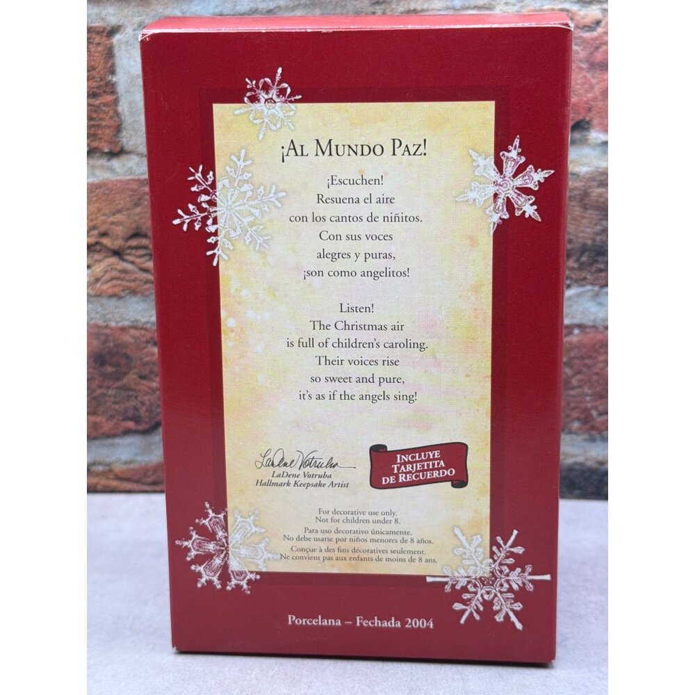 Hallmark Keepsake Ornament 2004 "Al Mundo Paz!" Featuring Choir Of Children - Picture 2 of 8